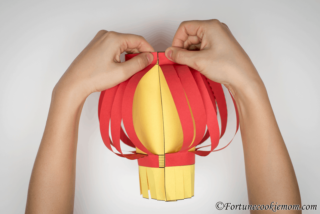Easy chinese new year rounded lanterns to make with your kids