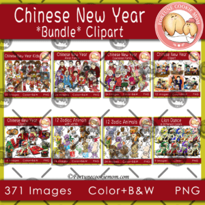 Chinese New Year bundle clipart