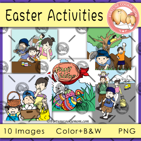 Easter activities clipart