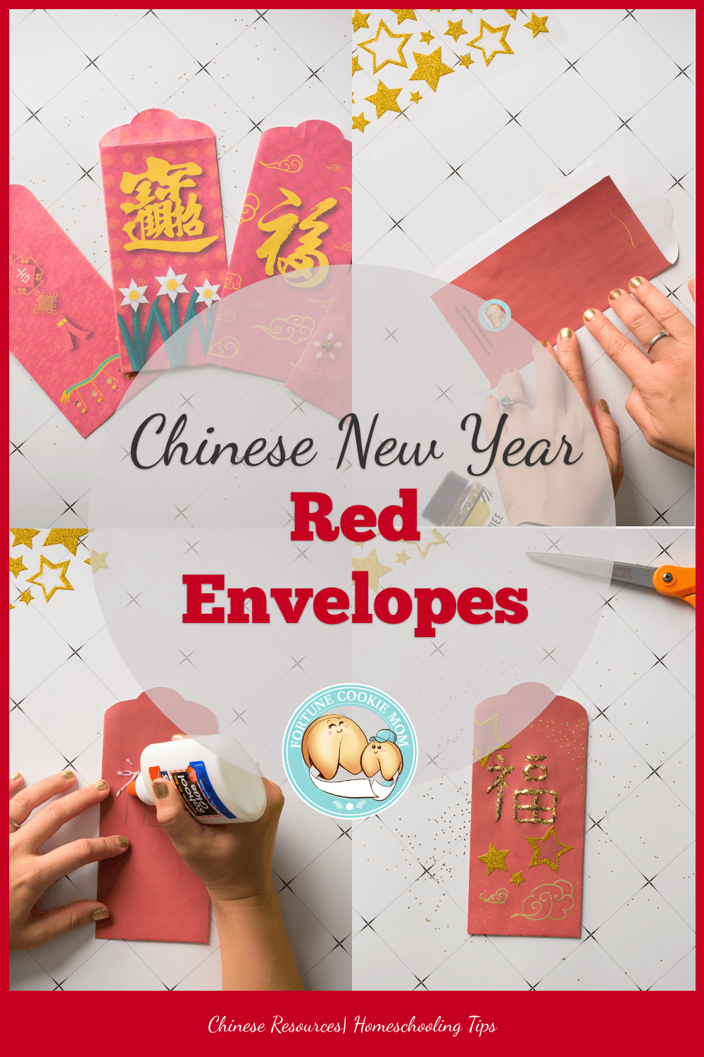 DIY Chinese New Year Red Envelopes like a Pro - Fortune Cookie Mom